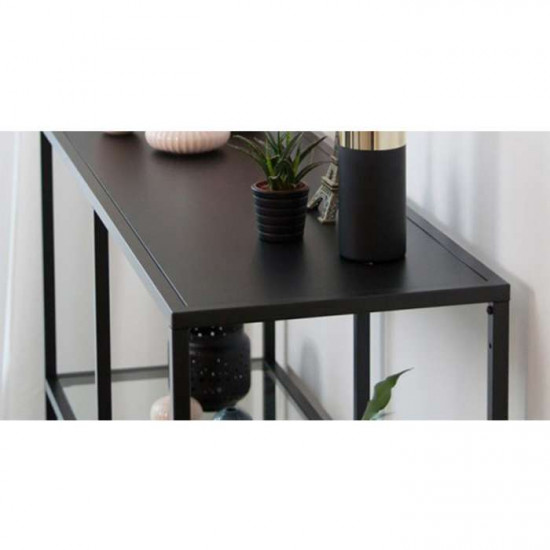 SIMP Four-Grid Metal Shelf W80xW120, Black SIMP Four-Grid Metal Shelf W80xW120, Black